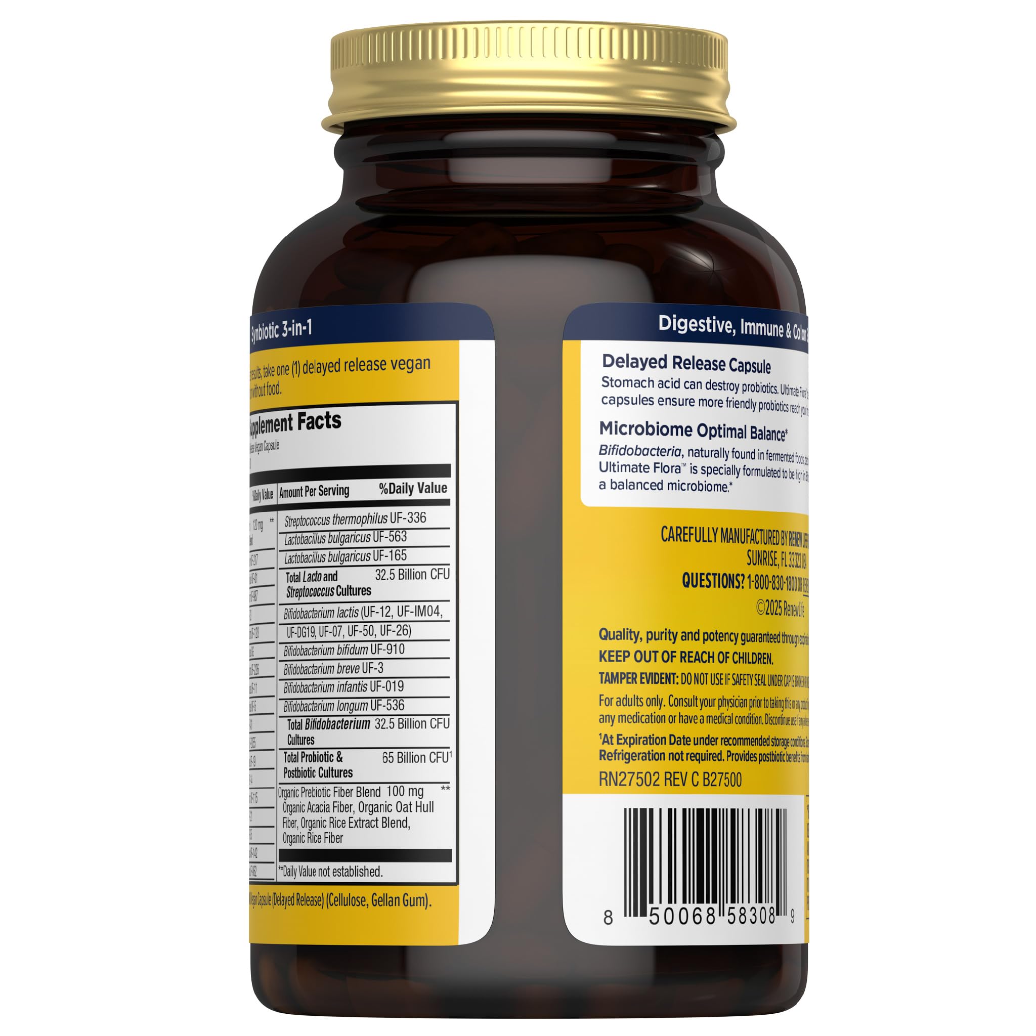 Renew Life Ultimate Flora Men’s Probiotic packaging