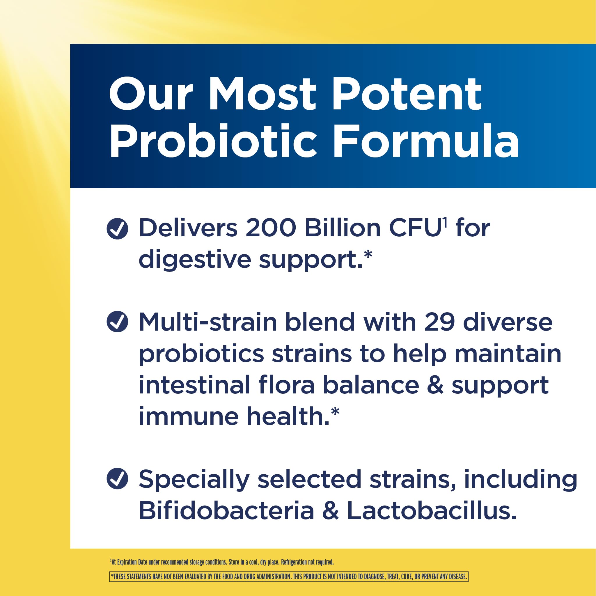 Renew Life Ultimate Flora Probiotic Powder single-serve packet