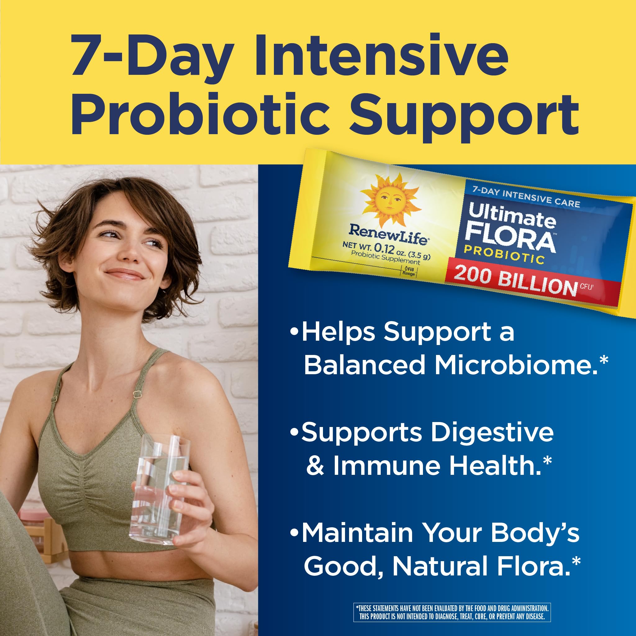 Renew Life Ultimate Flora Probiotic Powder unflavoured powder close-up