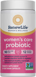 Renew Life Women's Care Probiotic Capsules 90 Billion CFU bottle with capsules