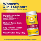 Renew Life Women's Daily Probiotic + Prebiotics 60 CT ingredients list