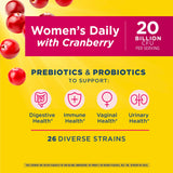 Renew Life Women's Daily Probiotic + Prebiotics 60 CT packaging