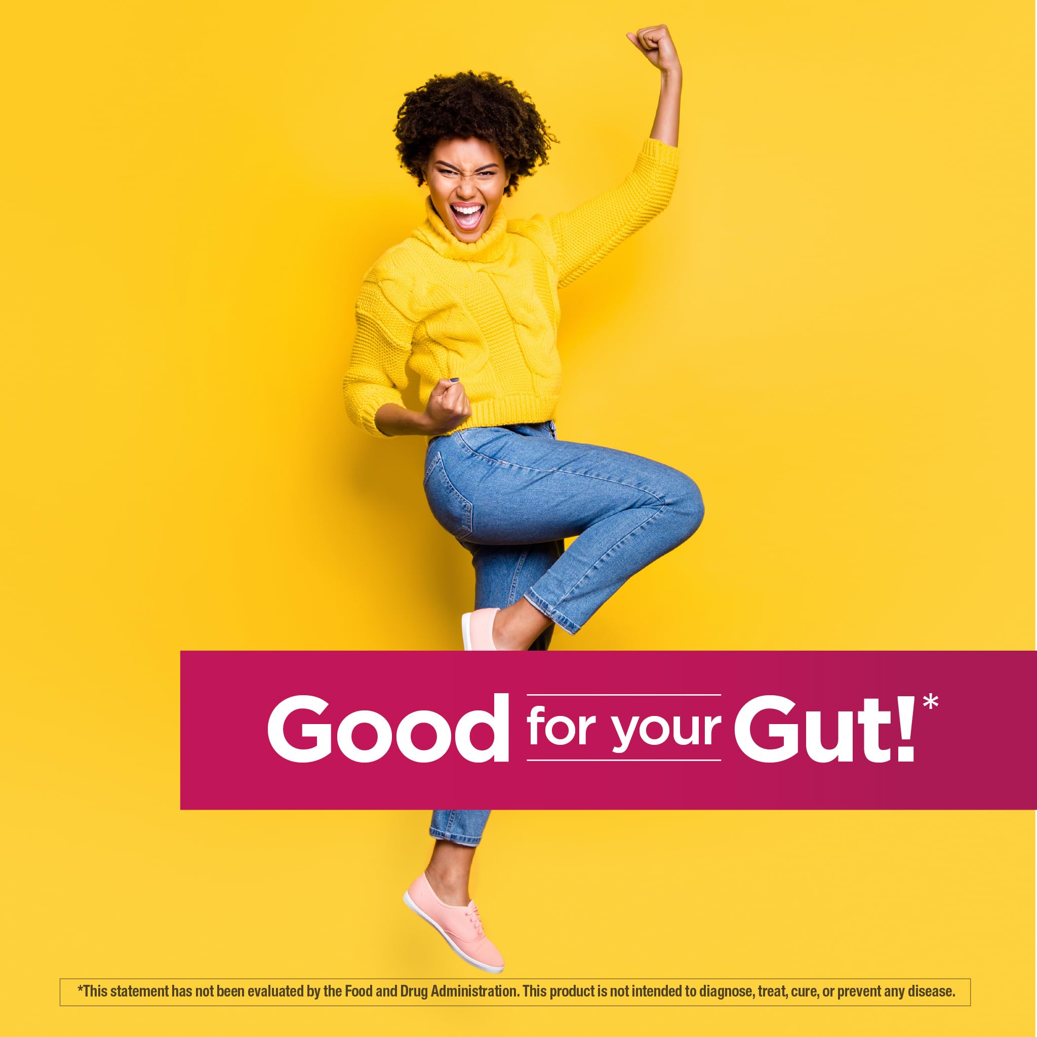 Renew Life Women's Daily Probiotic + Prebiotics 60 CT with a glass of water