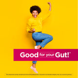 Renew Life Women's Daily Probiotic + Prebiotics 60 CT with a glass of water