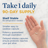 Renew Life Womens Care Probiotic 25 Billion CFU capsule close-up