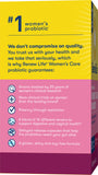 Renew Life Womens Care Probiotic capsules on a table