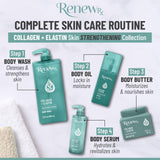 RENEW RX Collagen Serum lifestyle scene with beauty products