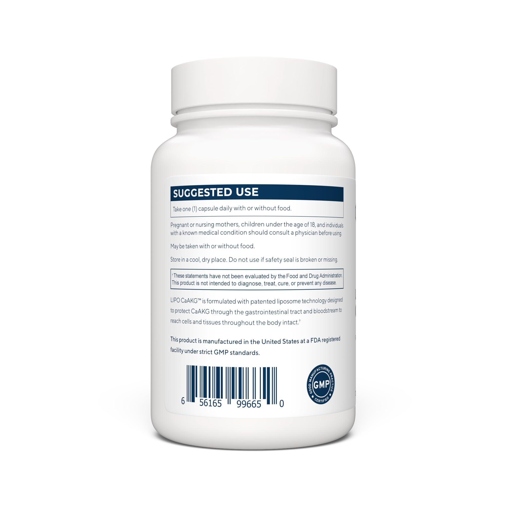 Renue By Science LIPO CaAKG supplement capsule close-up