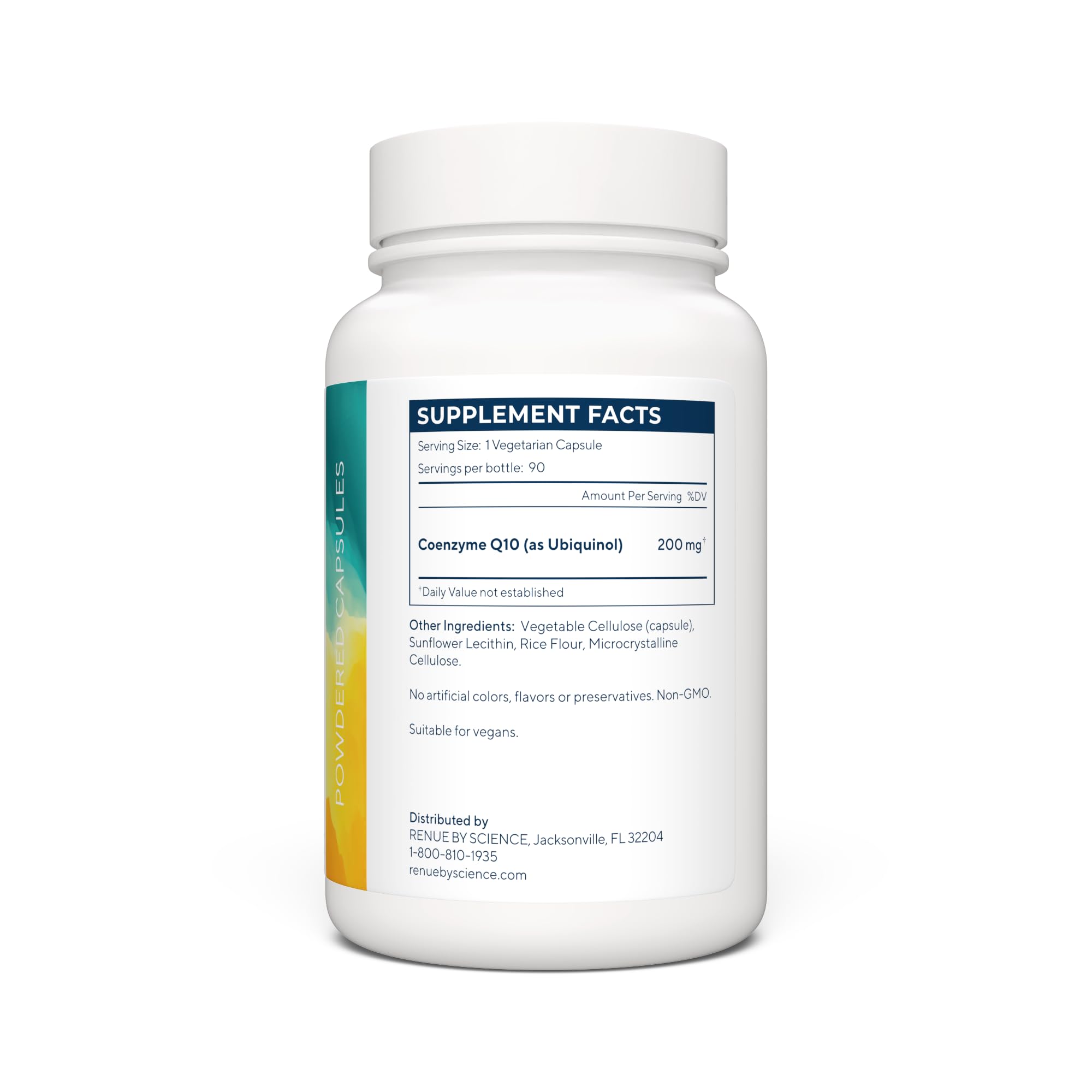 Renue By Science LIPO CoQ10 68g supplement side view