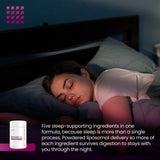 Renue By Science Restore PM capsules with a glass of water