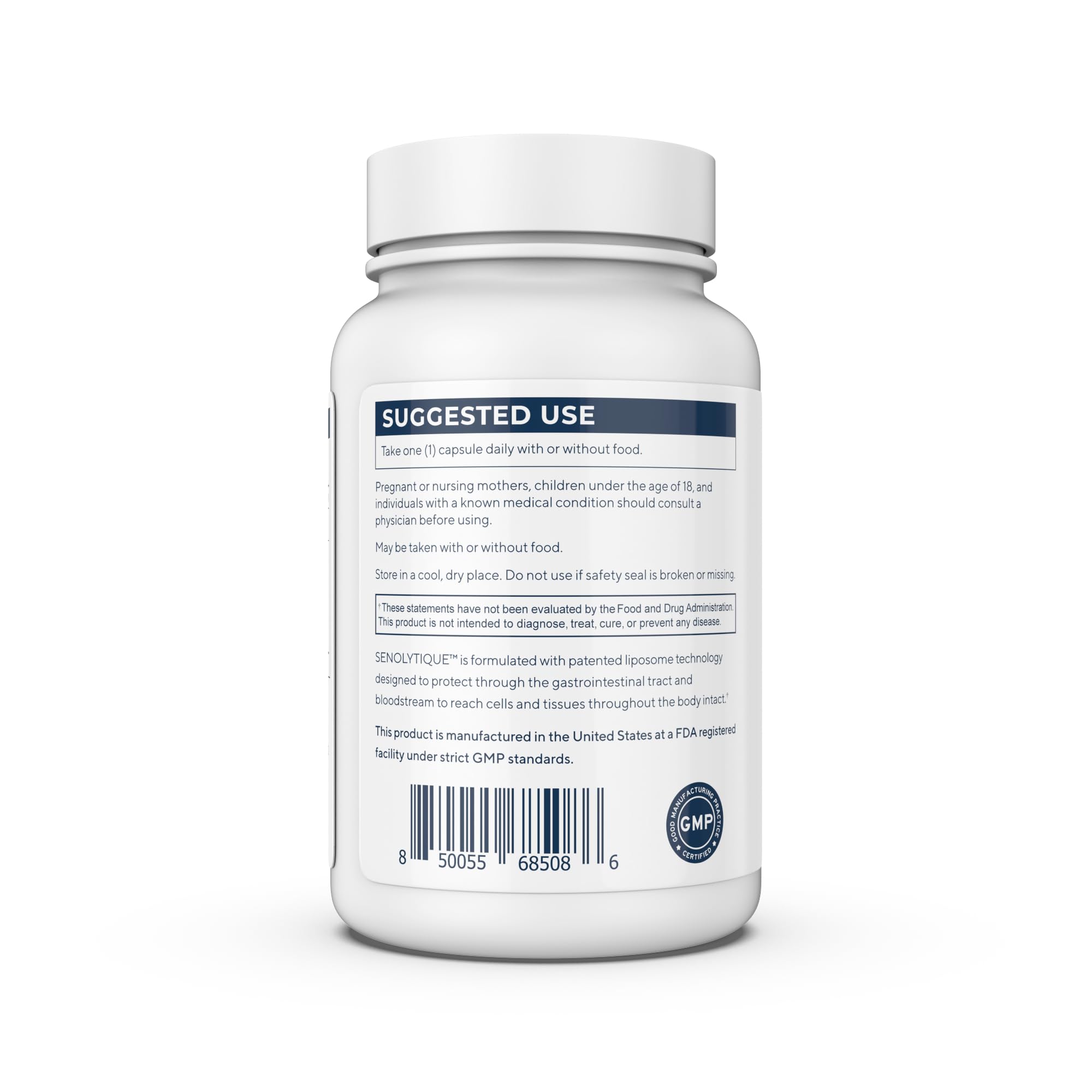 Renue By Science Senolytic Blend 50g side view