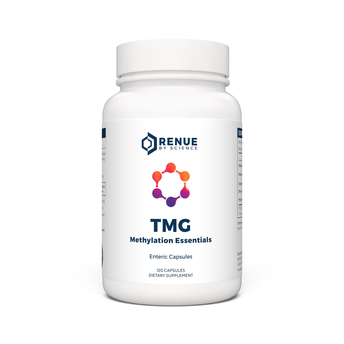 Renue By Science TMG Methylation Essentials 900mg front view