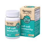 Renzo's Roll Call daily wellness Melty Vitamins for Kids packaging front view