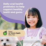 Renzo's Smile Patrol Kids Probiotic 50g tablets close-up
