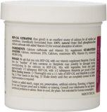 Rep-Cal Ultrafine Calcium Powder back view with ingredient details