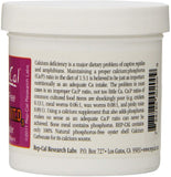 Rep-Cal Ultrafine Calcium Powder in a bowl with food for reptiles