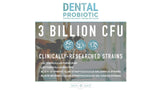 Replenish the Good Dental Probiotic Supplement with a measuring spoon