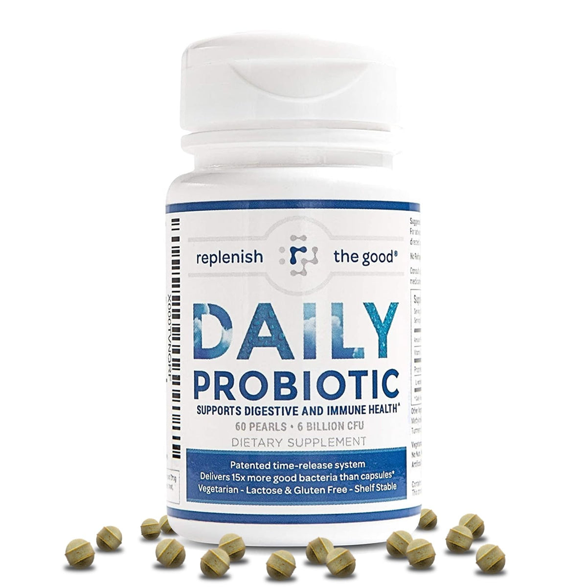Replenish the Good Probiotic Supplement 30 capsules front view