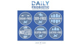 Replenish the Good Probiotic Supplement bottle on a kitchen counter