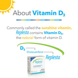 Replesta Vitamin D3 chewable wafer nutritional information