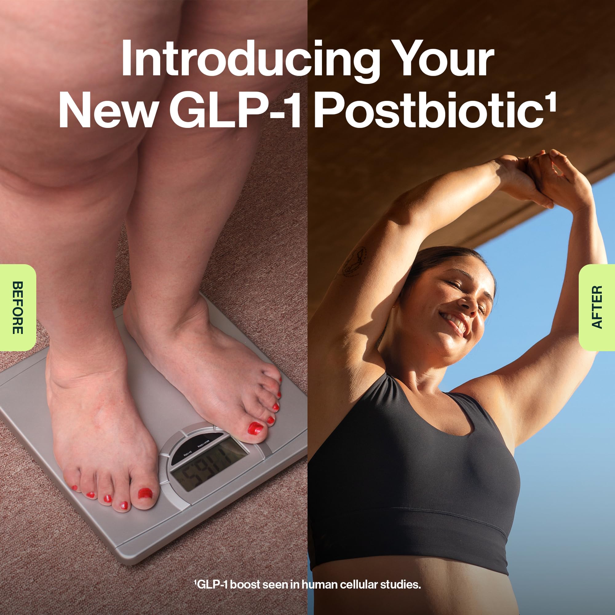 ResBiotic Daily Postbiotic Supplement capsules in a bowl