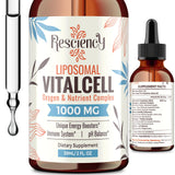 Resciency Liquid Oxygen Drops 1000mg bottle front view
