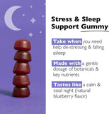 RESCUE Bach Plus Sleep & Stress Support Gummies close-up of gummies