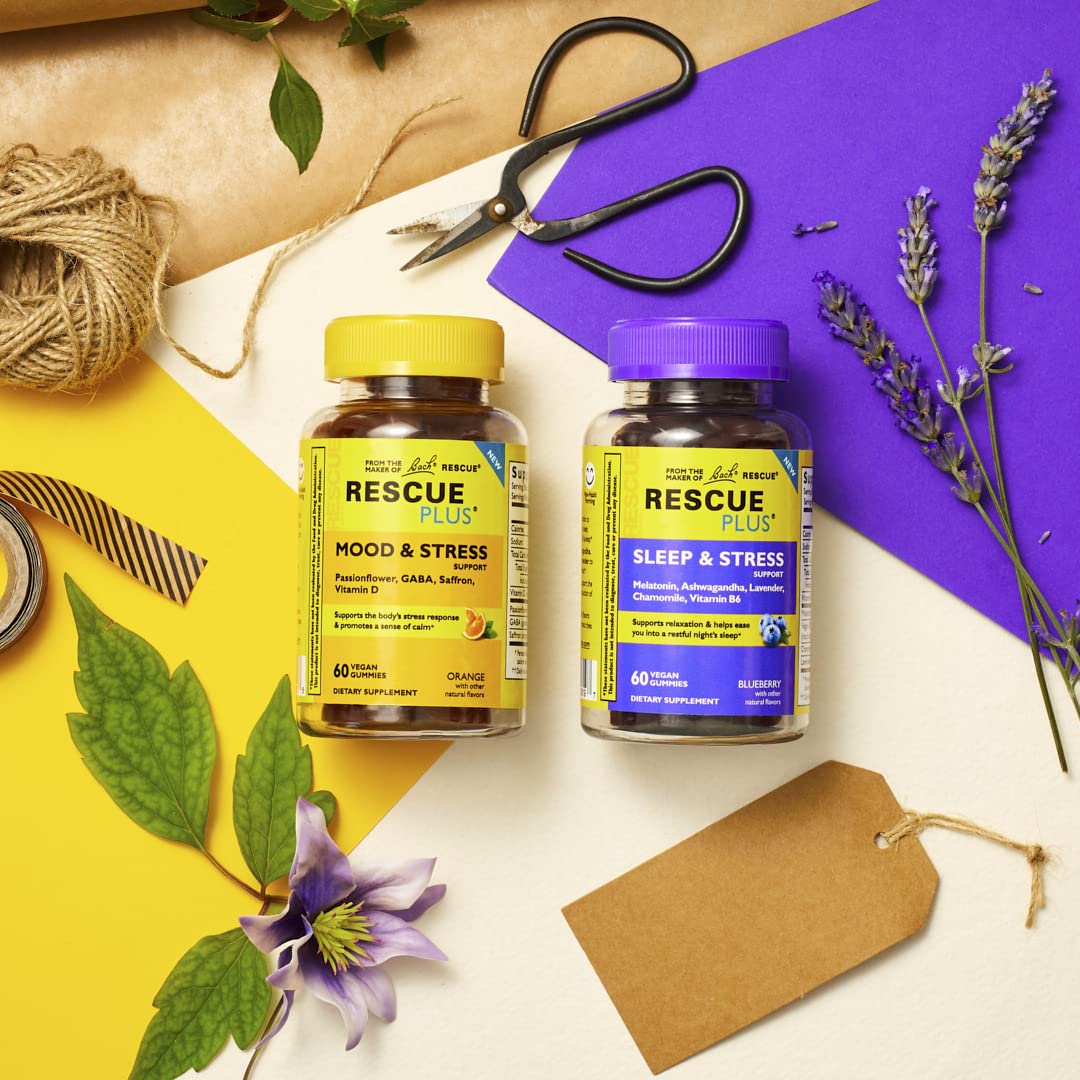 RESCUE Bach Rescue Plus Gummy Day & Night Bundle packaging details