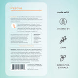 RESCUE patch from The Good Patch, featuring DHM and green tea extract