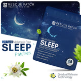 Rescue Patch Sleep Patches showing application method