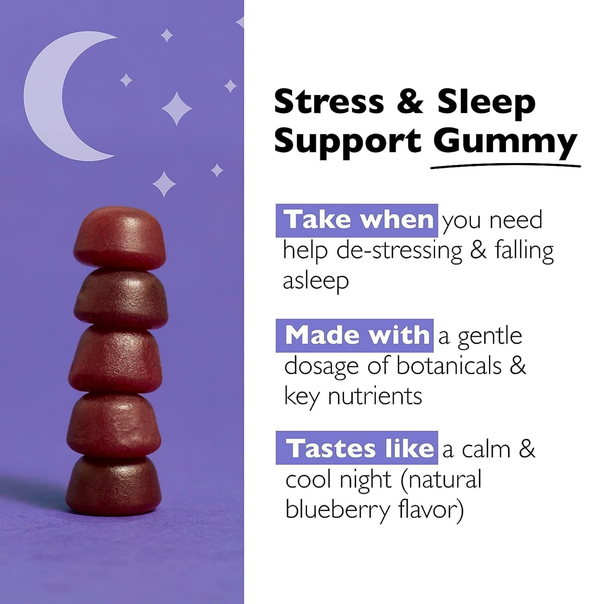 RESCUE Plus Sleep & Stress Support Gummies packaging