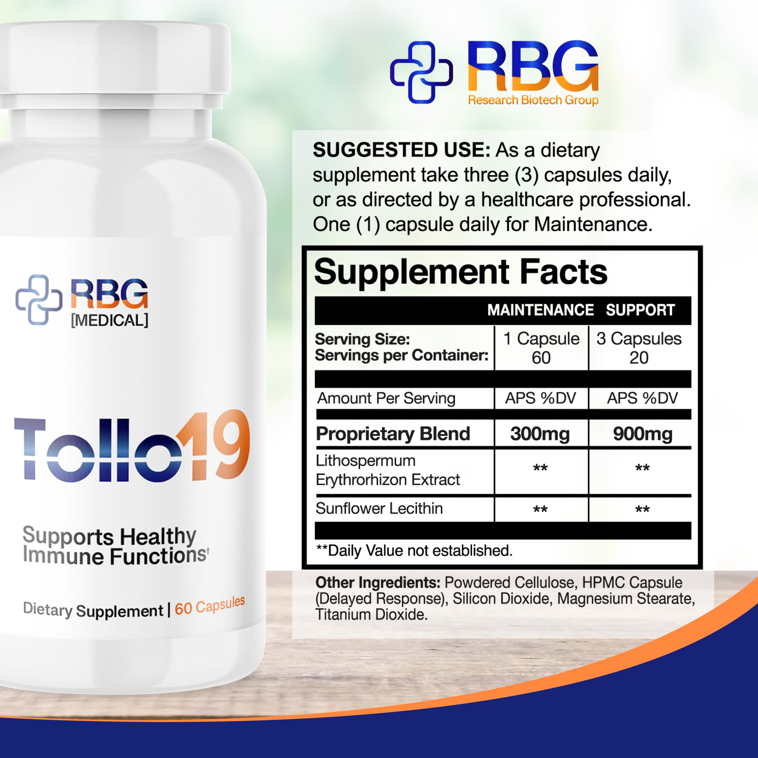 Research Biotech Group Multi-Enzyme Supplement packaging