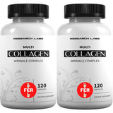 Research Labs Collagen Capsules 6000mg front view
