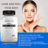Research Labs Collagen Capsules 6000mg with measuring spoon