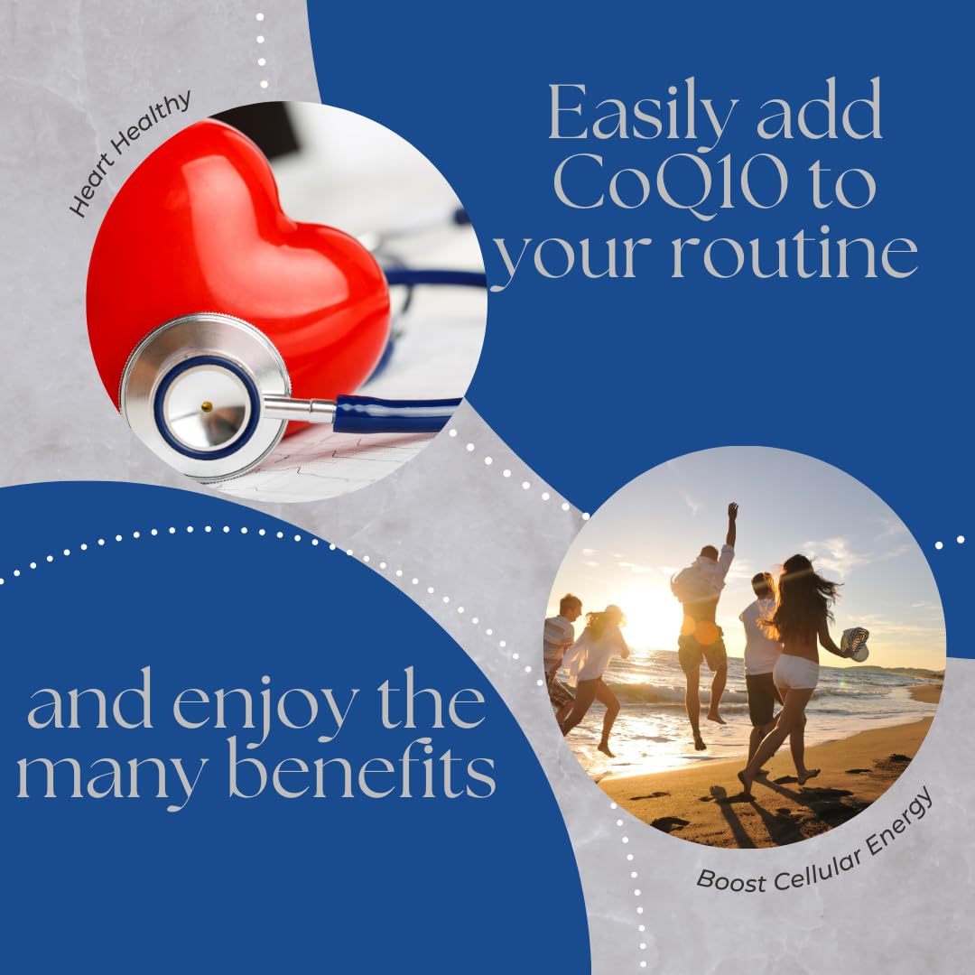 Research Labs CoQ10 Softgels back view showing ingredients