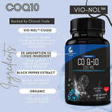 Research Labs CoQ10 Softgels side view showing capsule
