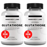 Research Labs Liposomal Glutathione 1000mg softgel bottle front view