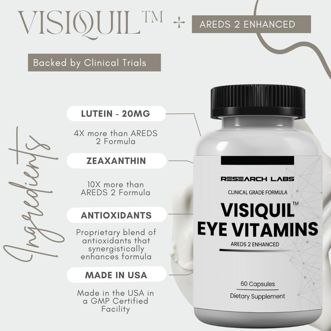 Research Labs Lutein Eye Supplement 159g back view