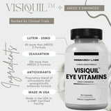 Research Labs Lutein Eye Supplement 159g back view