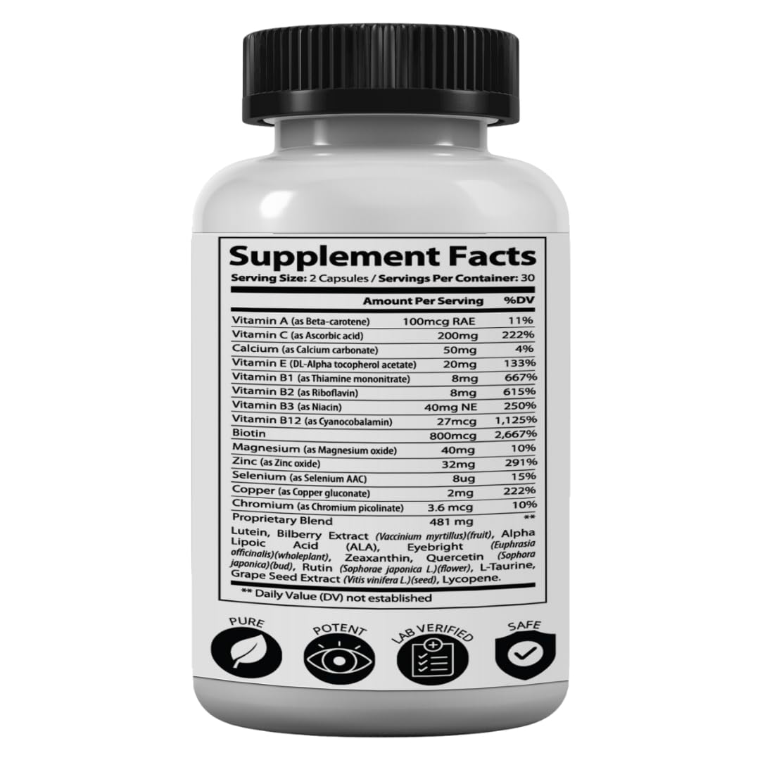 Research Labs Lutein Eye Supplement 159g dosage information