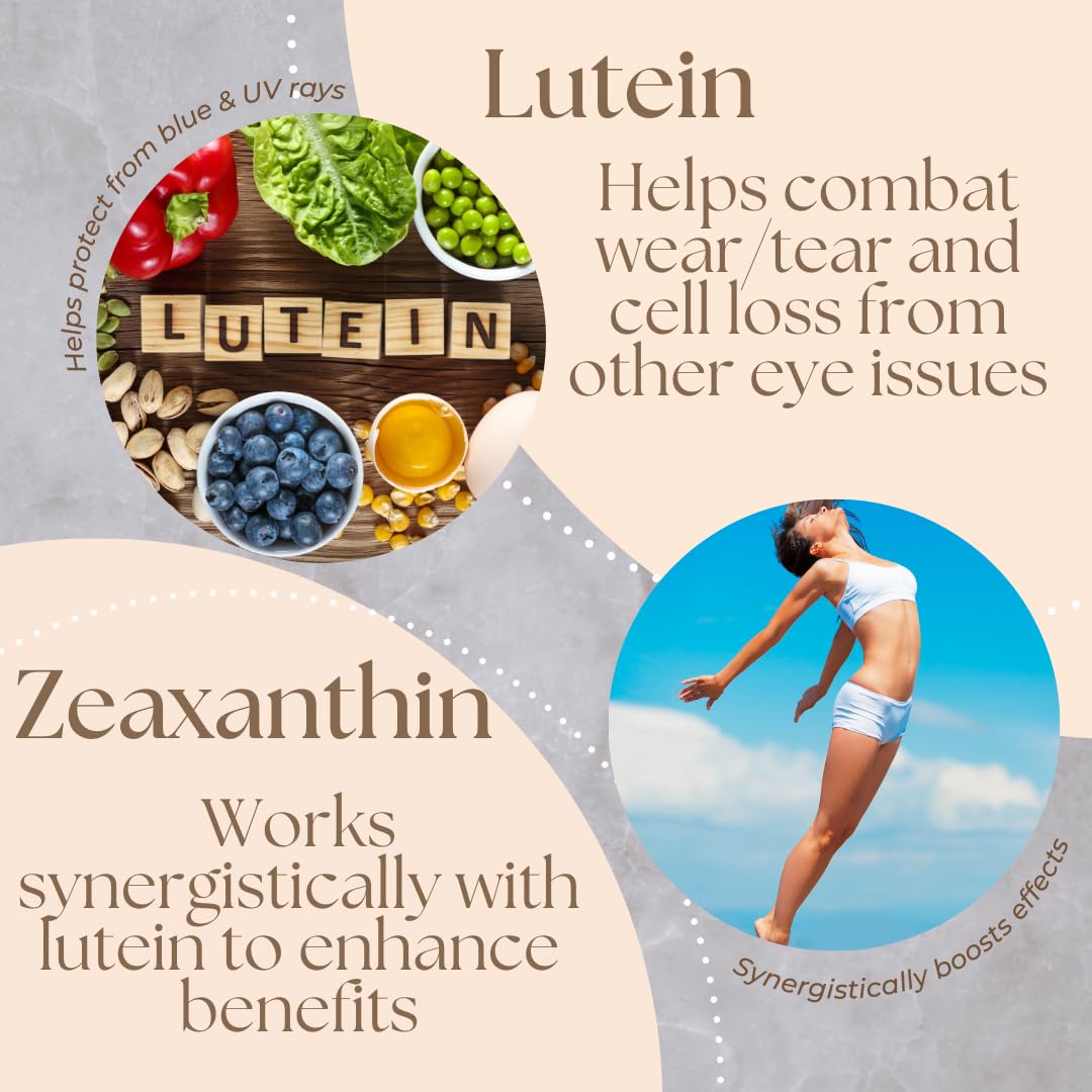 Research Labs Lutein Eye Supplement 159g side view