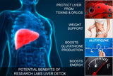 Research Labs Milk Thistle Supplement close-up of capsule