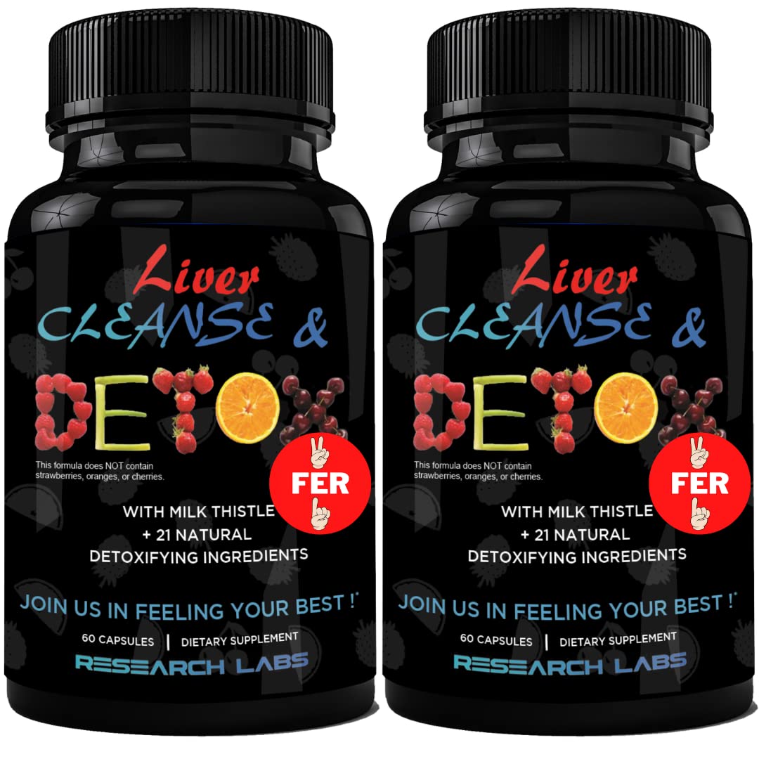 Research Labs Milk Thistle Supplement two bottles with 120 capsules