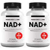 Research Labs NAD Supplement with RiboYOUNG front view of bottle