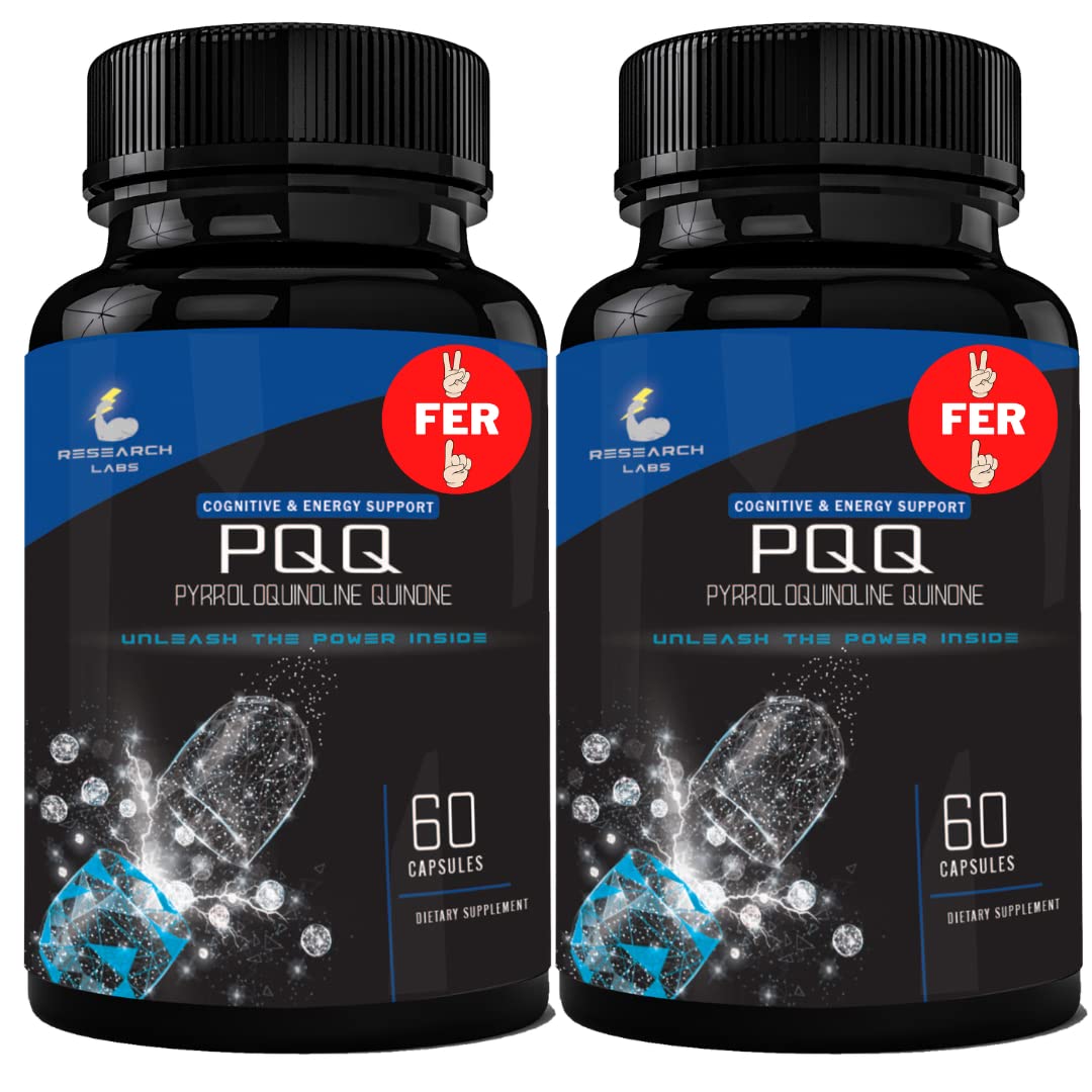 Research Labs PQQ supplement bottle front view
