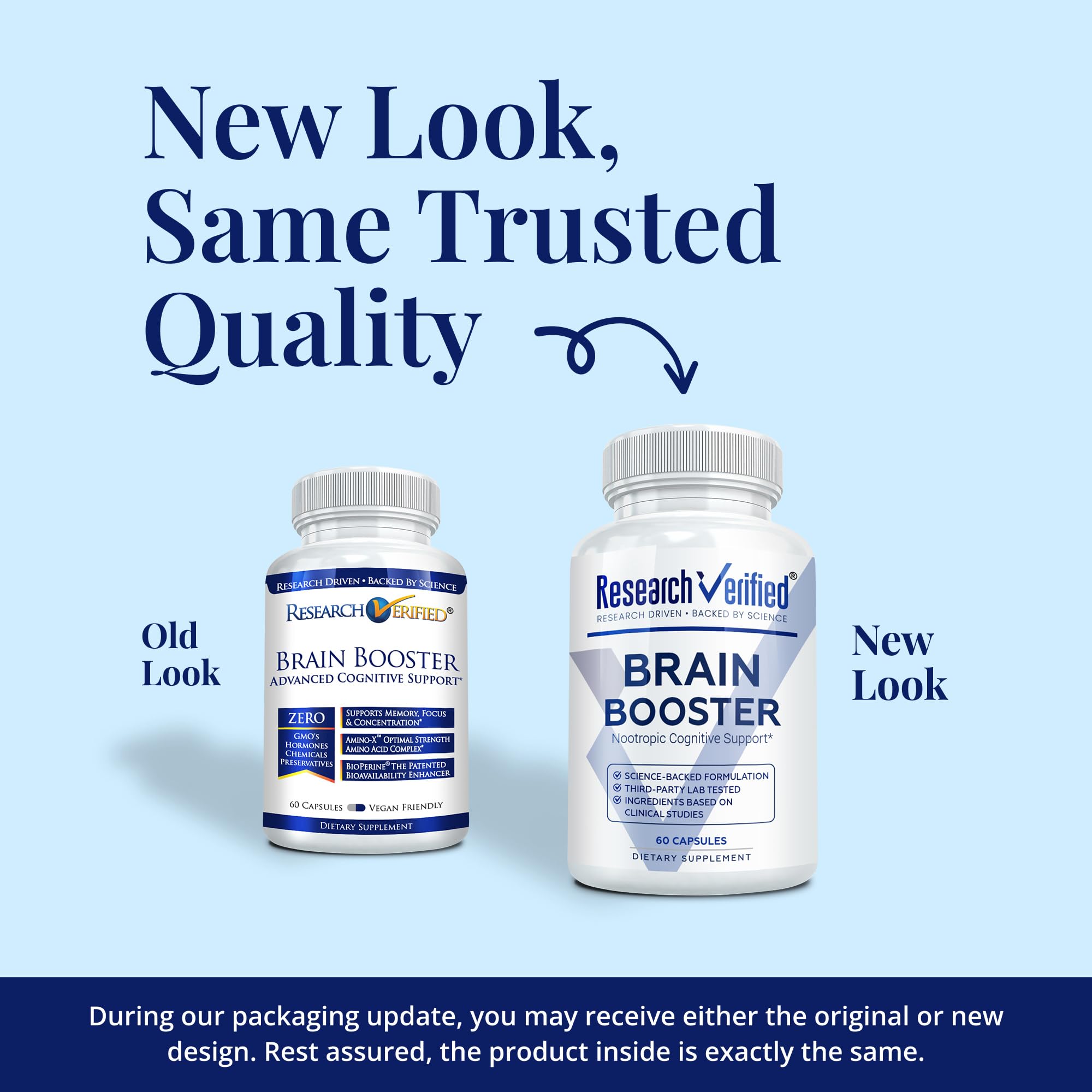 Research Verified Brain support supplement in a lifestyle setting