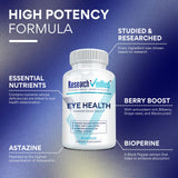 Research Verified Eye Health Supplement capsule close-up