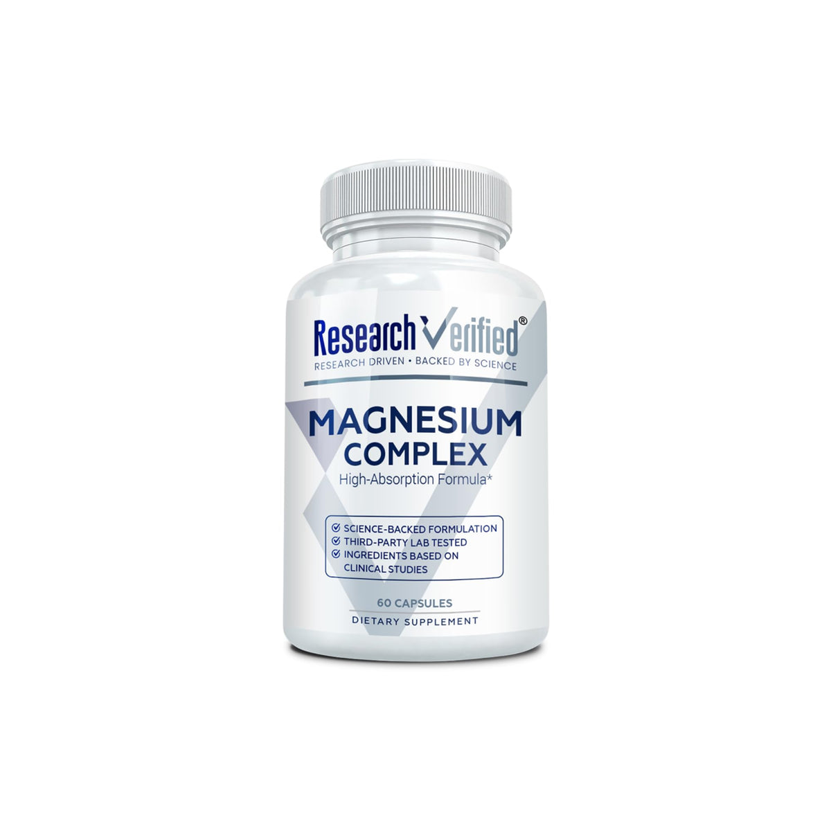 Research Verified Magnesium Complex 91g front view