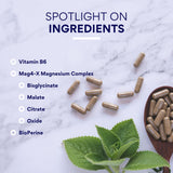 Research Verified Magnesium Complex capsules in a hand