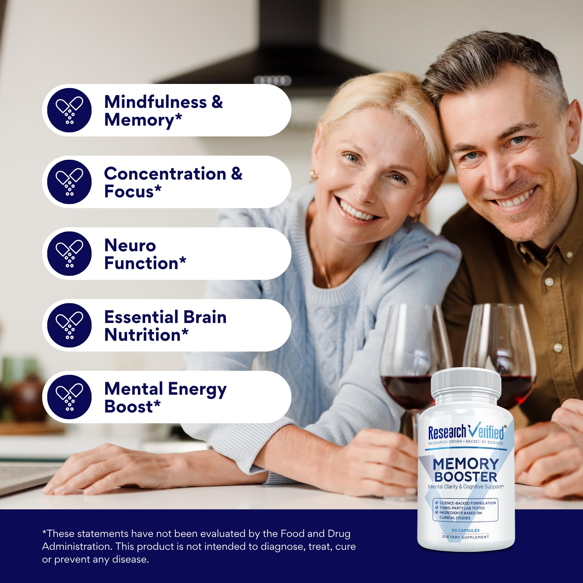 Research Verified Memory support Ginkgo Biloba ingredients list